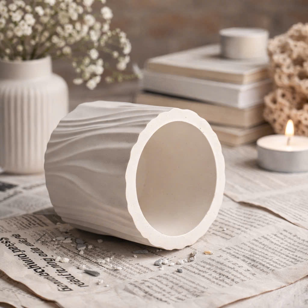 Cách bảo quản đồ decor từ xi măng và thạch cao để không bị ố, mốc